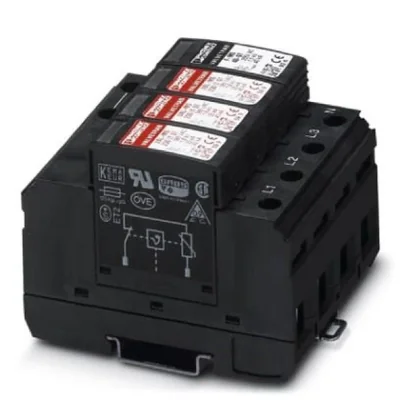 Surge arrester Phoenix Contact 355AC type T2 without housing, 3+1 arrangement