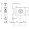 Surge arrester V50-1-280 1p type 1+2 class B+C