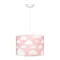 Suspension enfant nuages roses