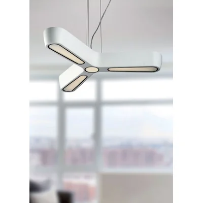 Suspension étoile blanche