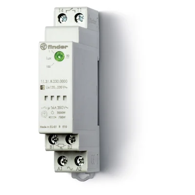 Сутінкове модульне реле з датчиком 1Z 16A 230V AC 1-100lx IP20/IP54