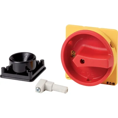 SVB-P3/M Handles for P3-…/XM, red/yellow, lockable, for metal axle, detachable assembly