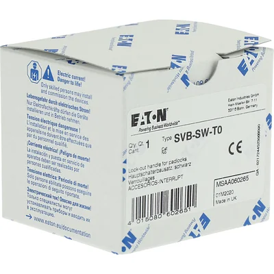 SVB-SW-T0 Knoflík, černý, uzamykatelný, pro T0
