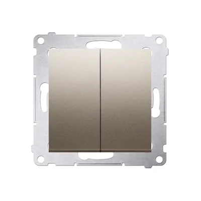 Svíčkový spínač (modul) 10A 250V rychlospojky zlaté (kovové)