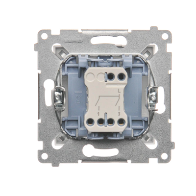 Svíčkový vypínač (modul) 10A 250V bílé rychlospojky