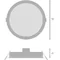 Svítidlo DOWNLIGHT IP44 DN 165 13W 840 WT