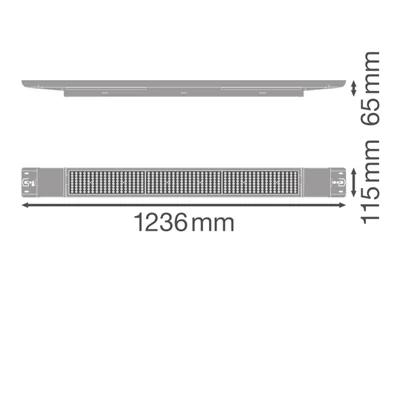 Svítidlo LOW BAY FLEX 1200 P 73W 840W