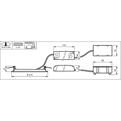 Svítidlo Philips Coreline DN145B 21W 2100lm 4000K LED20S/840 PSU II WH 5letá záruka