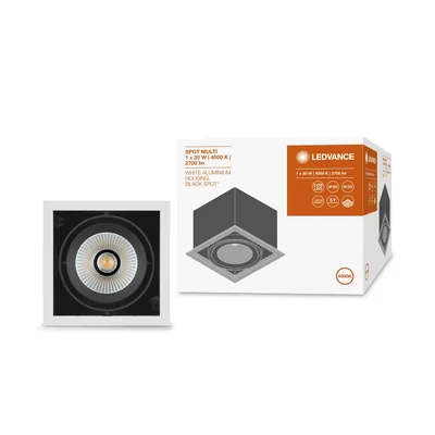 Світильник SPOT MULTI 1x30W 4000K FL WT BK
