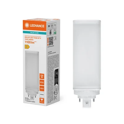 Світлодіодна лампа DULUX T/E26 HF V 10W 840 GX24Q-3LEDV LEDVANCE