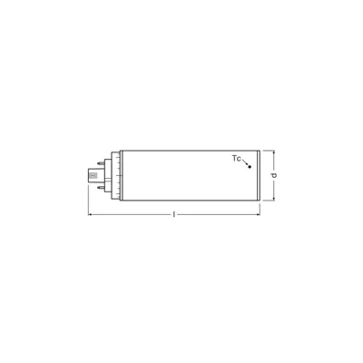 Світлодіодна лампа DULUX T/E32 HF V 16W 830 GX24Q-3LEDV LEDVANCE