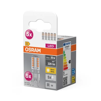 Світлодіодна лампа цоколь SPECIAL PIN CL 30 недіммерна 2.6W/827 G9 LEDVANCE