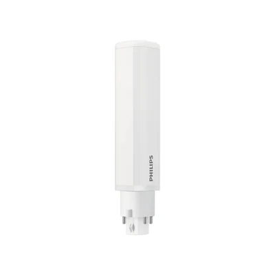 Світлодіодна трубка Philips CorePro 6.5W для заміни 18W 700lm 3000K LED PLC 6.5W 830 4P G24q-2 LED для заміни неінтегрованих люмінесцентних ламп CFL-ni з гарантією 3 роки