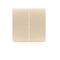 SW6/2M cream double stair switch push-buttons