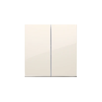 SW6/2M cream double stair switch push-buttons