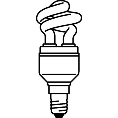 Świetlówka kompaktowa zintegrowana 5W E14 230V 250lm WW