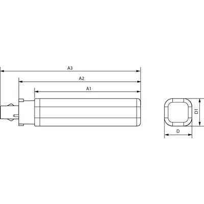 Świetlówka LED Philips CorePro 6.9W zamiennik 18W 700lm 3000K LED PLC 6.9W 830 2P G24d-2 3 lata gwar