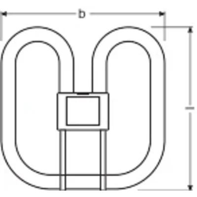 Świetlówka niezintegrowana 38W GR10q 230V 600lm WW