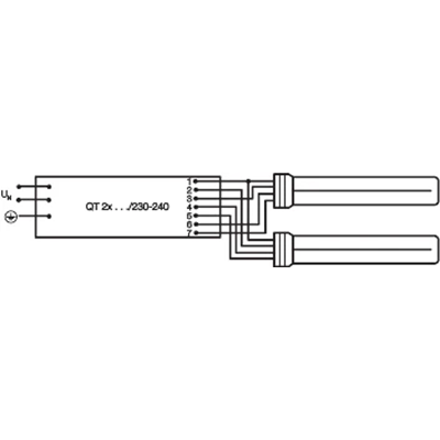 Świetlówka niezintegrowana Dulux L 55W 2G11 4550lm CW