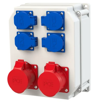 ŚWINOUJSCIE Appareillage fixe 2x CEE 16A 5P 400V 4x GS 16A 230V IP54