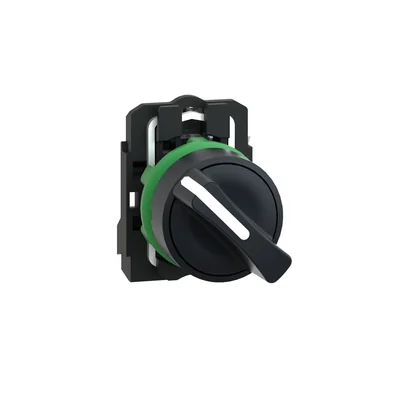 Switch 2 positions black short blade plastic stable NO