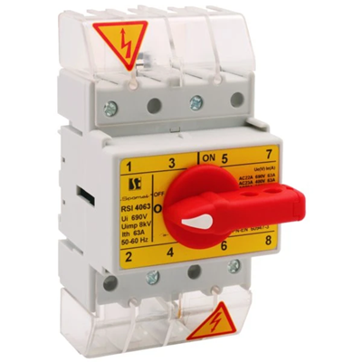 Switch disconnector, four-pole