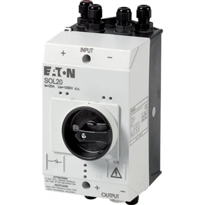 Switch disconnector in enclosure, DC, 20A, 2 strings MC12