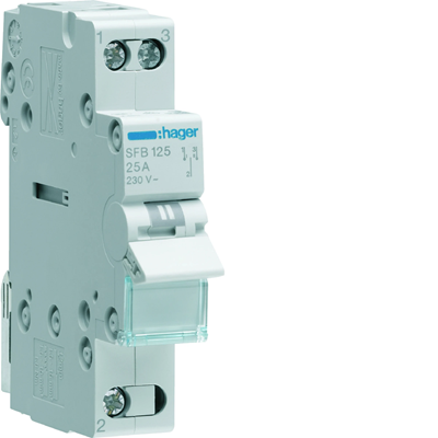 Switch I-0-II down supply 1P 25A