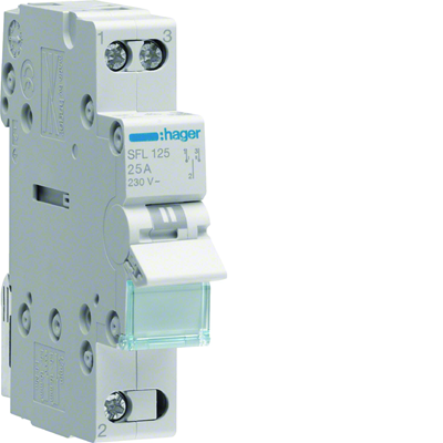 Switch I-II down supply 1P 25A
