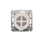 Switch with motion sensor and relay with protection (module) 8(2)A 230V silver (metallic)