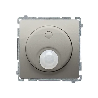 Switch with motion sensor (module) 20-500 W, metallic satin