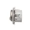 Switch with motion sensor (module) 20-500 W, metallic satin
