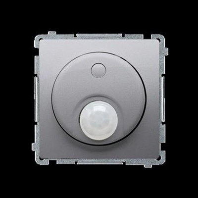 Switch with motion sensor (module) 20-500 W, metallic stainless steel