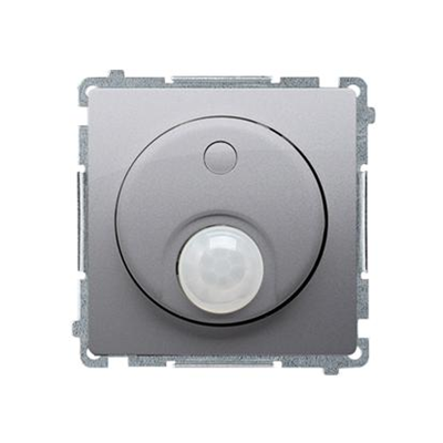 Switch with motion sensor (module) 8(2) A, 230V, metallic stainless steel