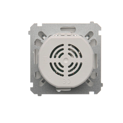Switch with motion sensor (module) 8(2) A, 230V, metallic stainless steel
