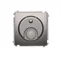 Switch with motion sensor (module) 8(2) A, 230V, metallic stainless steel