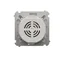 Switch with motion sensor (module) 8(2) A, 230V, metallic stainless steel
