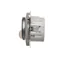 Switch with motion sensor (module) 8(2) A, 230V, metallic stainless steel