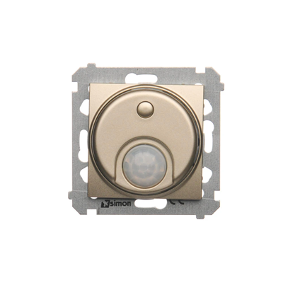 Switch with motion sensor with relay (module) 8(2)A 230V gold (metallic)