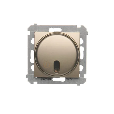 Switch with switch-off delay (module) 20-500W gold (metallic)