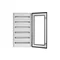 Switchboard RH 168 MODULAR (7x24) RAL 7035 FULL DOOR