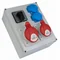 Switchgear 1x16A 5p 1x32A 5p 2x230V circuit breaker L-0-P TVM 21 IP44