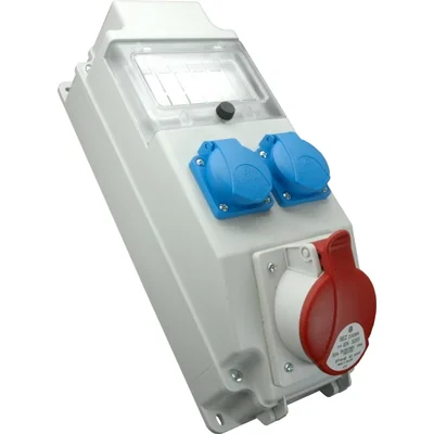 Switchgear 1x16A 5p 2x250V window