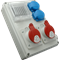 Switchgear 1x32A 5p 1x16A 5p 2x250V modular window