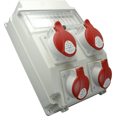 Switchgear 4x32A 4p window