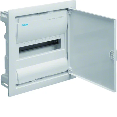 SwitchgearVolta flush-mounted IP30 1-row 12-module with PE/N terminals