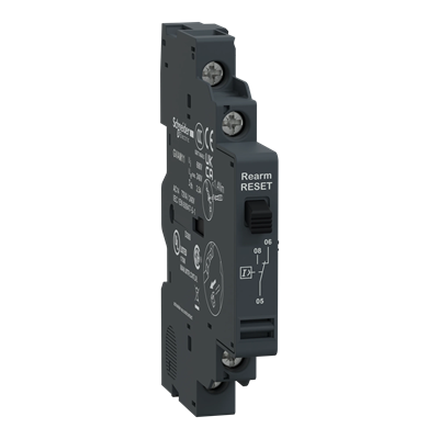 Switching contact, short-circuit indication