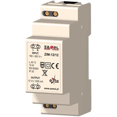 Switching power supply 12V DC 1.2A