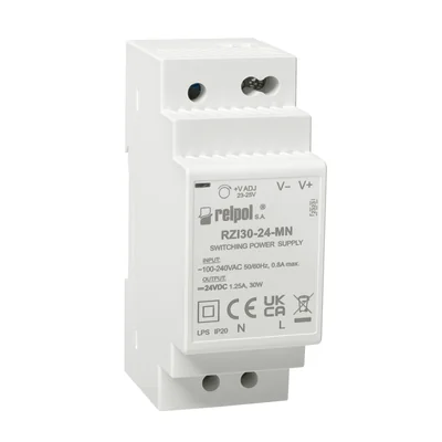 Switching power supply 30 W 24 V DC RZI30-24-MN