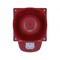 SY Base-LX-W/RF/R1/WP + SY/R1 VDS G2 Symphoni LX Sirena ottico-acustica da parete, alloggiamento rosso, luce rossa IP66